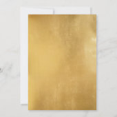 ゴールデンワイルドワンサファリ動物ボーイベビーシャワー 招待状 (裏面)