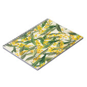 ゴールデンワトル(アカシア・ピカンタ)はオーストラリアのナ ノートブック (左側)