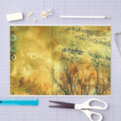 ゴールデンヴィンテージシートミュージックティッシュペーパー 薄葉紙 (クラフト)