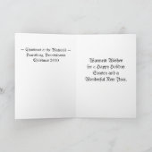 ゴールデンヴィンテージフレイザーモアクリスマスツリー シーズンカード (内部)