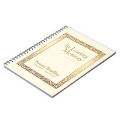 ゴールデンヴィンテージフレーム記念サービスノートブック ノートブック (左側)