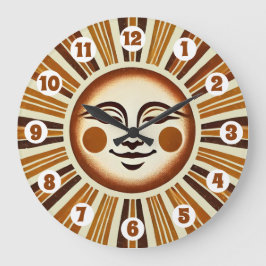 ゴールデンヴィンテージボホサンギフト ラージ壁時計