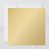 ゴールデンヴィンテージ-結婚式招待状 招待状 (裏面)