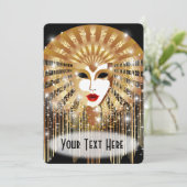 ゴールデンヴェネツィアカーニバルパーティーマスク (スタンド正面)