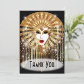 ゴールデンヴェネツィアカーニバルパーティーマスク サンキューカード (スタンド正面)