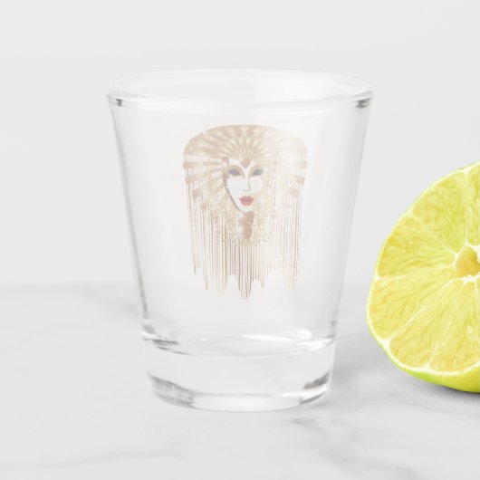 ゴールデンヴェネツィアカーニバルパーティーマスク ショットグラス (裏面)