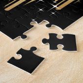 ゴールデンヴェネツィアカーニバルパーティーマスク ジグソーパズル (側面)