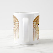 ゴールデンヴェネツィアカーニバルパーティーマスク ジャンボコーヒーマグカップ (裏面)