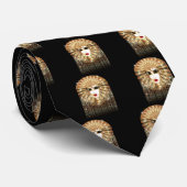 ゴールデンヴェネツィアカーニバルパーティーマスク ネクタイ (ロール)