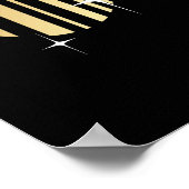 ゴールデンヴェネツィアカーニバルパーティーマスク ポスター (角)