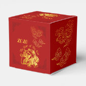 ゴールデン中国の紙カットラット年2020 CFB フェイバーボックス (裏面サイド)