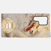 ゴールデン中国の辰年 SAMSUNG GALAXYケース (裏面横)