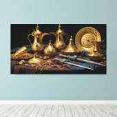 ゴールデン伝統 – エレガンスの最高傑作 キャンバスプリント (インサイチュ (ウッドフロア))