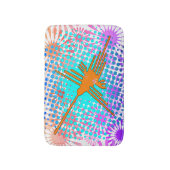 ゴールデン動揺してナスカラインハミングバード バスマット (正面縦)