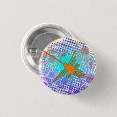 ゴールデン動揺してナスカラインハミングバード 缶バッジ (正面&裏面)