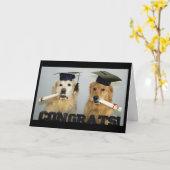 ゴールデン卒業おめでとう カード (黄色い花)