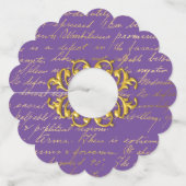 ゴールデン原稿ワイングラスラベル ワイングラスタグ (裏面)