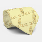 ゴールデン台湾地図logo_yellow ネクタイ (ロール)