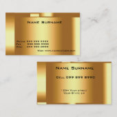 ゴールデン名刺金ゴールド 名刺 (正面/裏面)