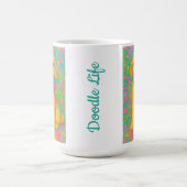 ゴールデン名門私立校風のドードル コーヒーマグカップ (中央)