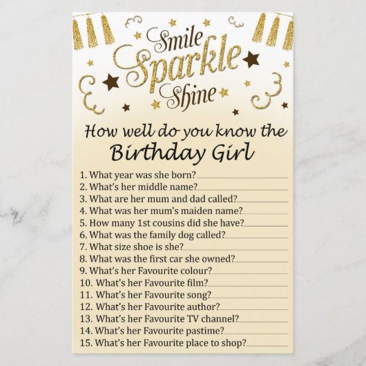 ゴールデン君は誕生日の女の子をどれだけ知っているか (正面)