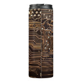 ゴールデン回路基板。電子計算機ハードウェア タンブラー (裏面)