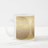 ゴールデン国際的クリスマスフロステッドGマグカップ フロストグラスマグカップ (左)