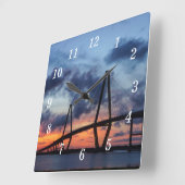 ゴールデン夕べアットアーサーラヴェネルの壁時計 スクエア壁時計 (傾斜)