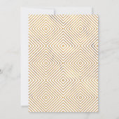 ゴールデン夫婦 結婚後お披露目パーティー 招待状 (裏面)