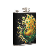 ゴールデン威厳のあるピーコックエレガンス フラスク (右)