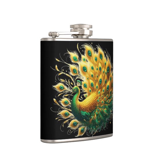 ゴールデン威厳のあるピーコックエレガンス フラスク