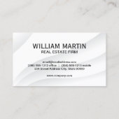 ゴールデン実在エステート屋根メタリックロゴ 名刺 (裏面)