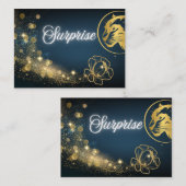 ゴールデン射撃、 発砲スターサプライズ 名刺 (正面/裏面)