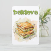 ゴールデン層の喜び：バクラバبقلاوة فستق حلبي 招待状 (スタンド正面)