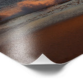 ゴールデン州カリフォルニアサンセットホームデコール フォトプリント            (角)