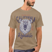 ゴールデン州カリフォルニア共和国ヴィンテージベア Tシャツ (正面)