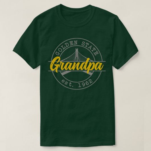 ゴールデン州グランパ Tシャツ (デザイン正面)