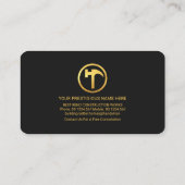 ゴールデン建築ツール 名刺 (裏面)