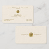 ゴールデン弁護士 |法モダン務会社 名刺 (正面/裏面)