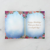 ゴールデン式夏バラフローラ猫 カード (内部)