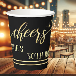 ゴールデン応援フェスティバル誕生日紙カップ 紙コップ