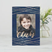 ゴールデン応援|ホリデーフォトカード シーズンカード (スタンド正面)