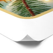 ゴールデン応援: US-Goldfinchのフェスティバルクリスマス ポスター (角)