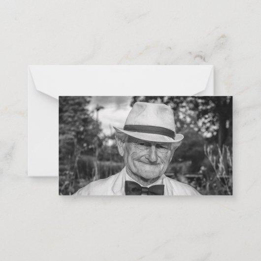 ゴールデン悔やみや弔慰葬儀フローラ&フォトサンキュー ノートカード (裏面)