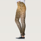 ゴールデン抽象芸術ライトレギンス レギンス (左)