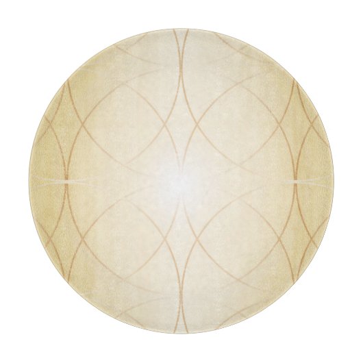 ゴールデン抽象芸術線 カッティングボード (正面)