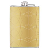 ゴールデン抽象芸術線 フラスク (裏面)