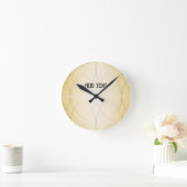 ゴールデン抽象芸術線 ラウンド壁時計 (ホーム)