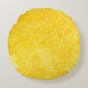 ゴールデン抽象芸術背景要約、芸術、背景 ラウンドクッション