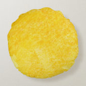 ゴールデン抽象芸術背景要約、芸術、背景 ラウンドクッション (裏面)